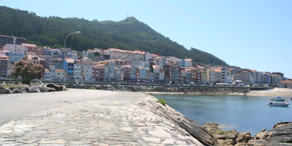 Vistas de la villa marinera de A Guarda en el Baixo Miño